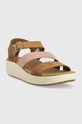 Keen sandały skórzane Ellecity Backstrap 1027272 brązowy SS23