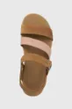 hnedá Kožené sandále Keen Ellecity Backstrap