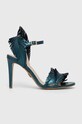 Шкіряні сандалі Baldowski шпилька бірюзовий D02417.VALD.003