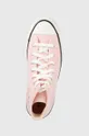 ροζ Πάνινα παπούτσια Converse Chuck Taylor All Star Eva Lift