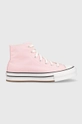 розов Високи кецове Converse Chuck Taylor All Star Eva Lift Жіночий