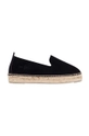 čierna Semišové espadrilky Manebi Flat Espadrilles Dámsky