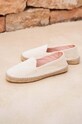 Espadrilky Manebi Flat Espadrilles O.7.0.N0 biela SS26