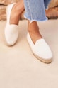 Espadrilky Manebi Flat Espadrilles biela O.7.0.N0