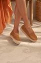 brązowy Manebi espadryle zamszowe Double Sole Espadrilles