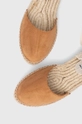 καφέ Εσπαντρίγιες Manebi Flat Valenciana Espadrilles