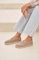 Взуття Замшеві еспадрилі Manebi Flat Espadrilles W.1.9.N0 коричневий
