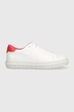 MICHAEL Michael Kors sneakersy skórzane Grove płaska biały 43S3GVFS2L.615