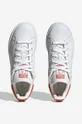 λευκό Δερμάτινα αθλητικά παπούτσια adidas Originals HQ1855 Stan Smith J