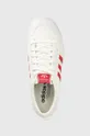 white adidas Originals plimsolls Nizza Platform HQ1902