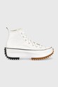 Converse trampki skórzane Run Star Hike Platform platforma biały A04293C