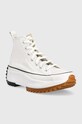 Converse trampki skórzane Run Star Hike Platform A04293C biały AW23