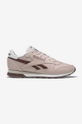 hnědá Kožené sneakers boty Reebok Classic Leather Dámský