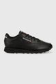 Reebok sneakersy skórzane CLASSIC LEATHER płaska czarny GY0960