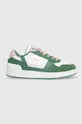 πράσινο Δερμάτινα αθλητικά παπούτσια Lacoste T-Clip Leather Colour Contrast Γυναικεία