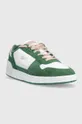 Δερμάτινα αθλητικά παπούτσια Lacoste T-Clip Leather Colour Contrast πράσινο