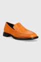 Δερμάτινα μοκασίνια Vagabond Shoemakers Shoemakers BRITTIE πορτοκαλί