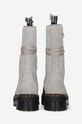 Rick Owens suede biker boots Fur Boots x Dr. Martens DW02B3801.0049.PEARL