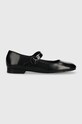 Jonak balerini de piele DAURINE CUIR GLACE negru 3300192