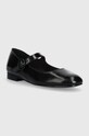 Jonak balerini de piele DAURINE CUIR GLACE 3300192 negru SS23