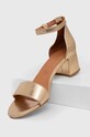 Kožené sandále Jonak VERDI CUIR CRAQUELE 3200455 zlatá SS23