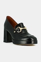 Jonak czółenka skórzane VIRGILE CUIR GLACE 3300086 czarny SS23