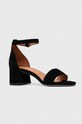 Jonak sandale din piele intoarsa VERDI VELOURS 6000423 negru SS23