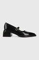 Vagabond Shoemakers bőr flip-flop Vivian magas fekete 5553.004.20