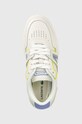 Кожени маратонки Lacoste L001 Leather Popped Heel бял 43SFA0074