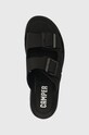 Кожаные шлепанцы Camper Oruga чёрный K200633.007