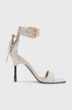 AllSaints sandale de piele Noir subțire bej WF582Y