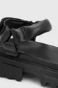 Usnjeni sandali AllSaints Helium Sandal  Zunanjost: Goveje usnje Notranjost: Kozje usnje Podplat: Guma