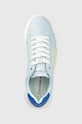 Tenisky Calvin Klein Jeans CHUNKY CUPSOLE FROSTED W modrá YW0YW00924