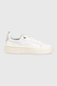 bianco Lacoste sneakers in pelle Carnaby Donna