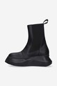 Shoes Rick Owens leather chelsea boots Beatle Abstract DU02B4846.VL black