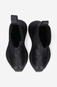 Rick Owens leather chelsea boots Beatle Abstract black DU02B4846.VL