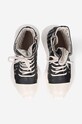 Rick Owens leather trainers DS01C6840.VLES2 black SS23