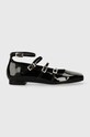 Alohas balerini de piele Luke S100056.01 negru SS25