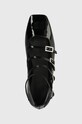 Alohas balerini de piele Luke negru S100056.01