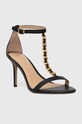 Lauren Ralph Lauren sandale de piele KATE 802884093001.001 negru SS23