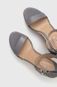 Шкіряні сандалі Lauren Ralph Lauren HILARIE сірий 802898506006.400
