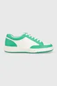 πράσινο Δερμάτινα αθλητικά παπούτσια Lauren Ralph Lauren HAILEY II Γυναικεία