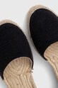 Manebi espadryle Flat Valenciana Espadrilles czarny O.7.9.P0