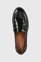 Jonak mocasini de piele MIRNA CUIR negru 6000575