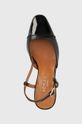 Jonak czółenka skórzane DHAPOP VERNIS/CUIR czarny 3300259