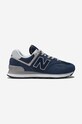 Маратонки New Balance WL574EVN велур тъмносин WL574EVN
