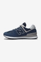 granatowy New Balance sneakersy WL574EVN