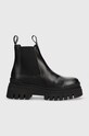 Ice Play ghete chelsea de piele AIRES 5-8 cm negru AIRES005W.CL1