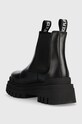 Încălțăminte Ice Play ghete chelsea de piele AIRES AIRES005W.CL1 negru