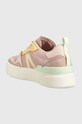 Obuwie Lacoste sneakersy L002 Leather Tonal Trainers 45CFA0033 różowy